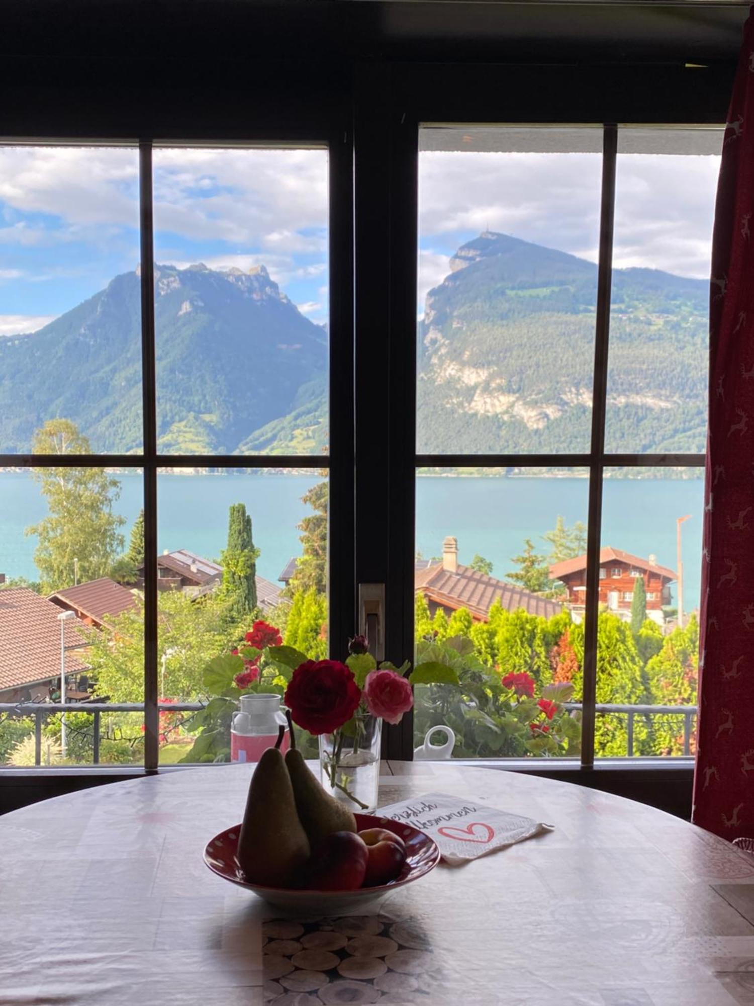 Herrlicher Blick Auf Berge Und See ファウレンゼー エクステリア 写真